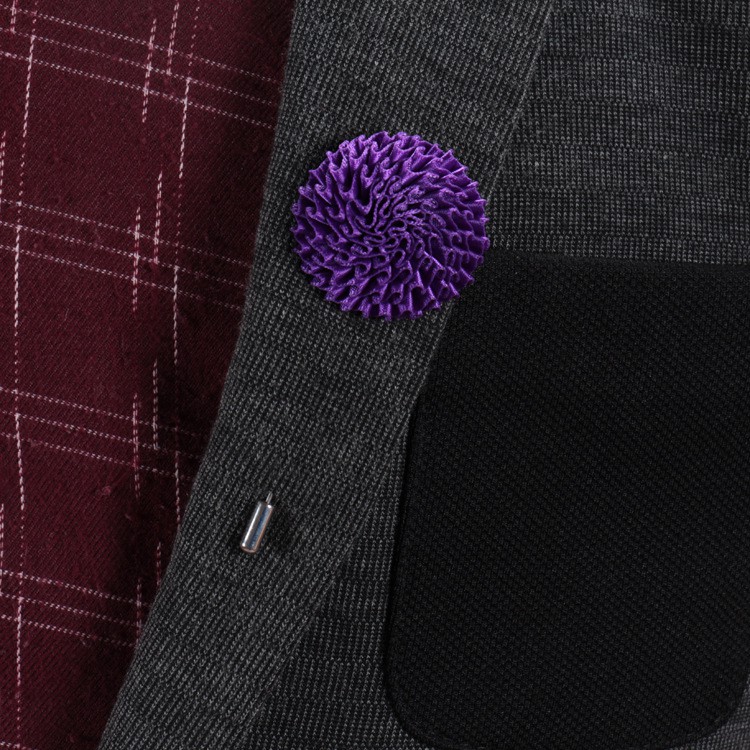 Cài áo nam vải bóng lịch lãm G92