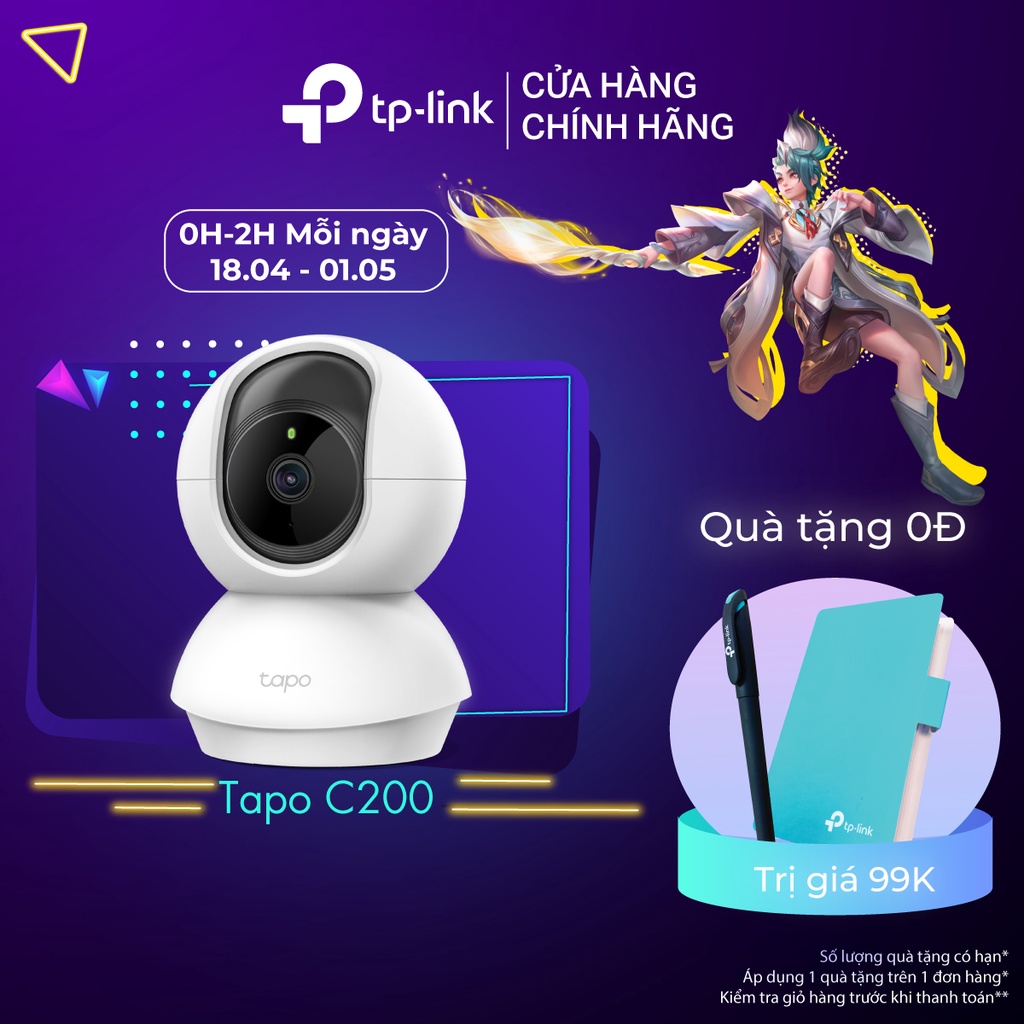 Camera Wifi TP-Link Tapo C200 / C210 Full HD 1080P 360 độ Giám Sát An Ninh