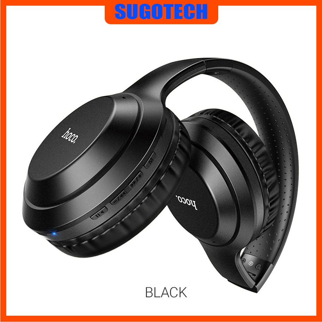 Tai nghe bluetooth chụp tai Hoco W30 chính hãng full chức năng, có jack 3.5mm