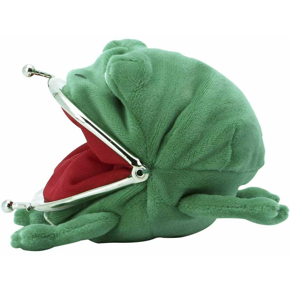 NARUTO SHIPPUDEN GAMA CHAN FROG Print Japanese 3D PLUSH COIN PURSE