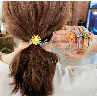 Dây buộc tóc Daisy hoa cúc phong cách Hàn Quốc