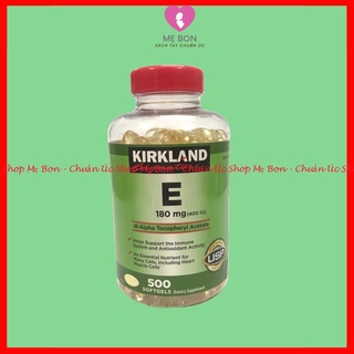 Vitamin E Kirkland 400ui - Vitamin E 500 viên Kirkland hỗ trợ làm đẹp da