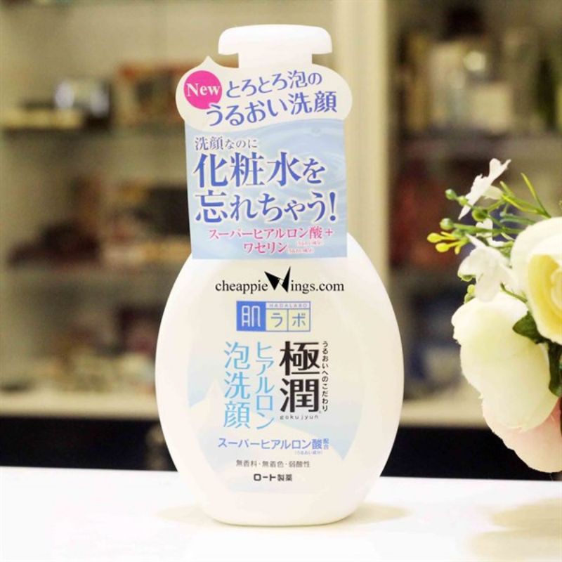 Sữa rửa mặt tạo bọt hadalabo 160ml