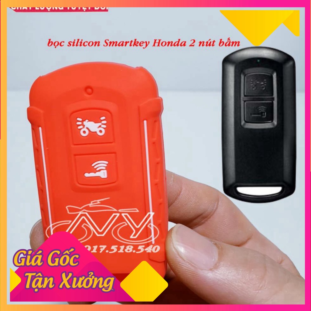 Bọc Smartkey Honda Airblade, Vision, Lead, Vario Mẫu silicon dầy (Mẫu V2) (Ảnh Sp thật)