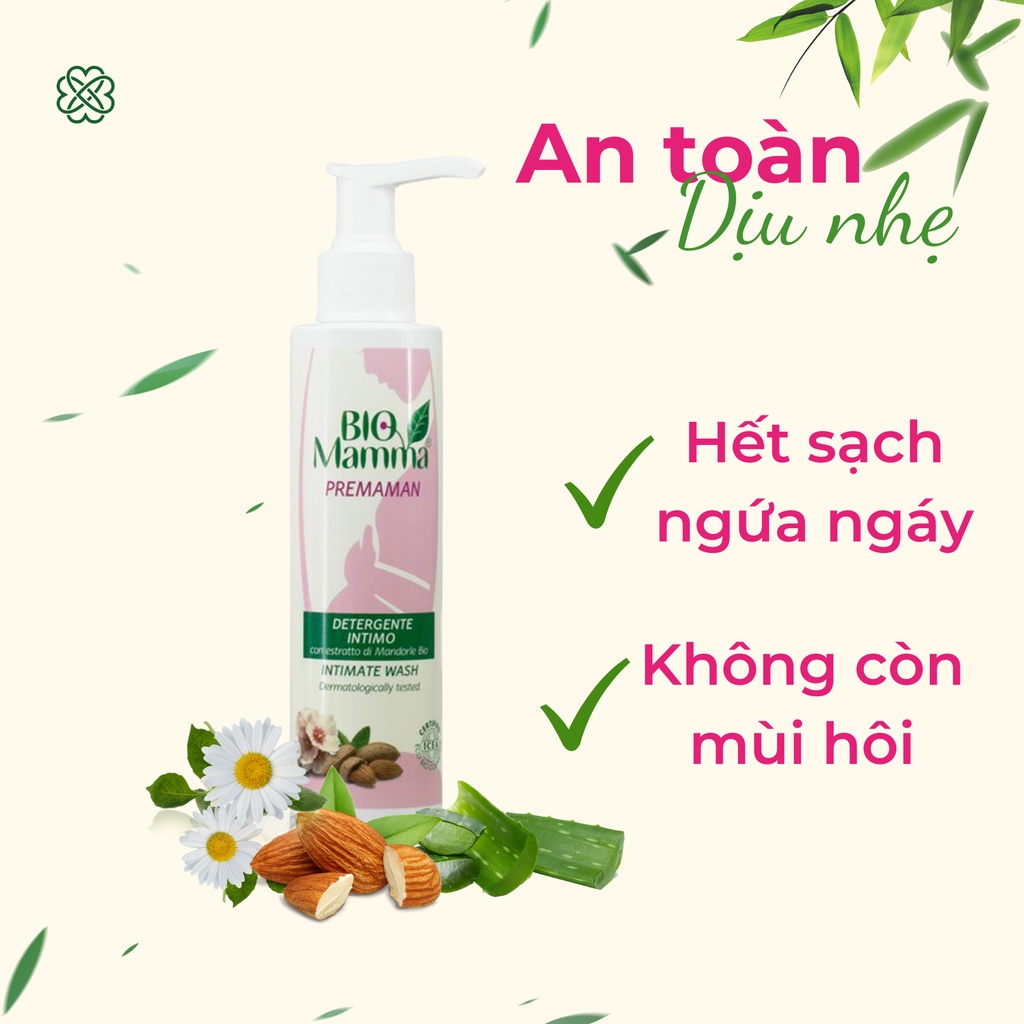 Dung dịch vệ sinh Organic cho phụ nữ mang thai Bio Mamma - 150ml
