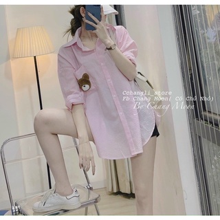 Sơ mi gấu Moschino
