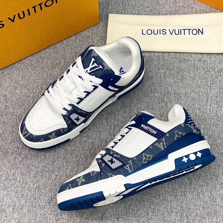 Giày sneaker Louis Vuitton Original Xanh Than LA 2022 on web fullbox