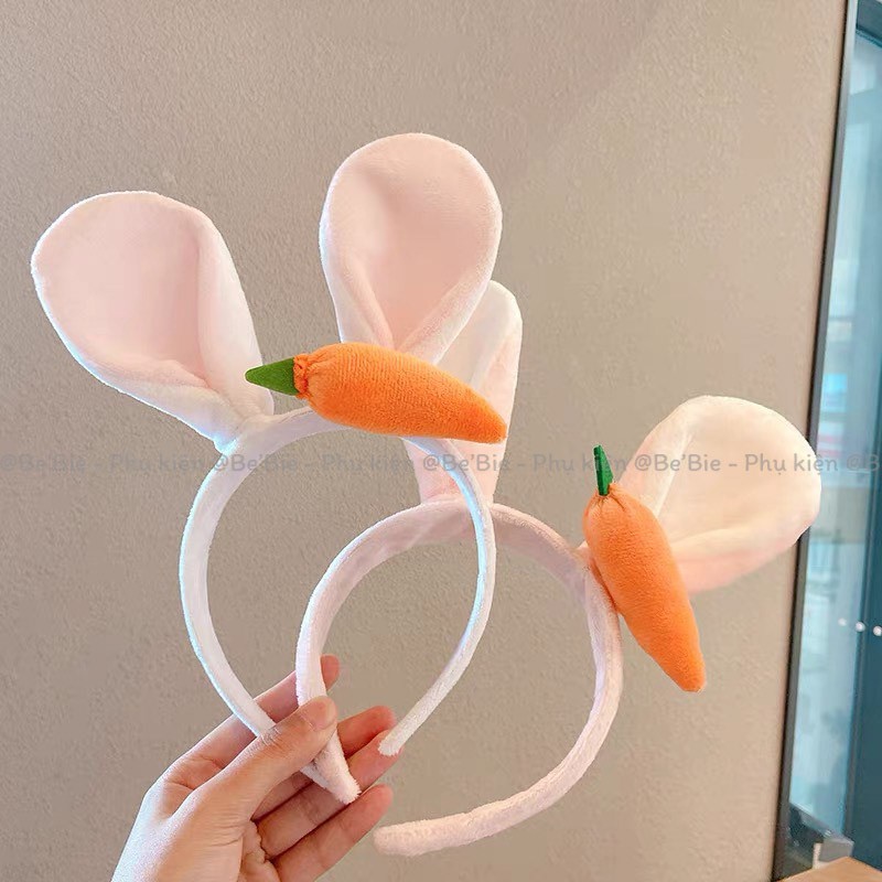 Cài tóc thỏ cà rốt bông xinh xắn BeBie - BP314