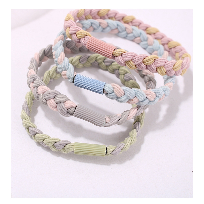 Bộ 2 dây thun buộc tóc phong cách bohemian thanh lịch cho nữ