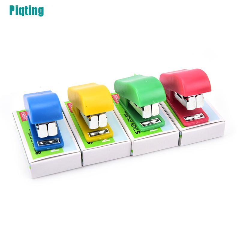 [Piqting] Đồ Bấm Ghim Giấy Mini Họa Tiết Hoạt Hình Dành Cho Văn Phòng Trường Học