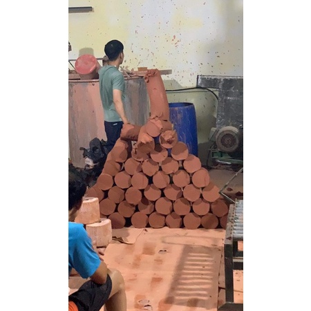 Đất Sét cao lanh nâu đỏ Bát Tràng nặn làm gốm, làm tượng, đồ trang trí