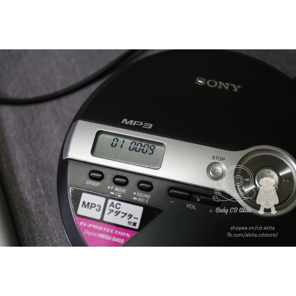 Máy nghe đĩa CD, MP3 Sony Walkman D-NE241 màu đen