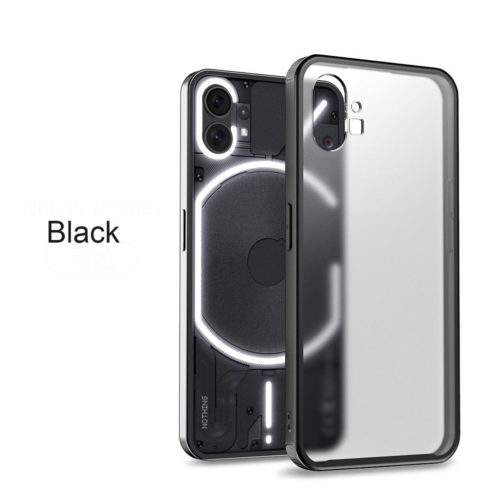 Ốp Điện Thoại Nhựa Cứng Viền Silicone Mềm Nhám Chống Rơi Cho Nothing Phone 1