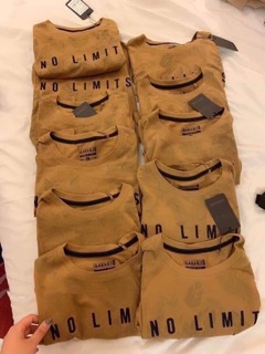 Áo nâu tây no limits
