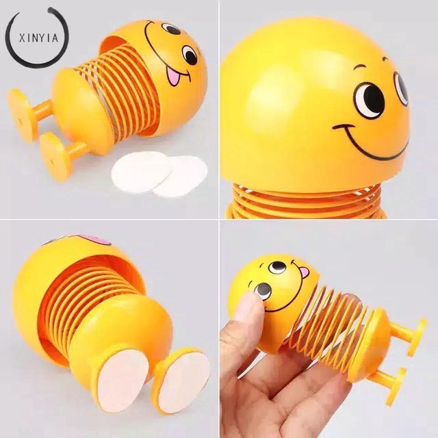 Mô hình đồ chơi mini kiểu lò xo lắc lư chất lượng cao trang trí xe máy/ xe hơi