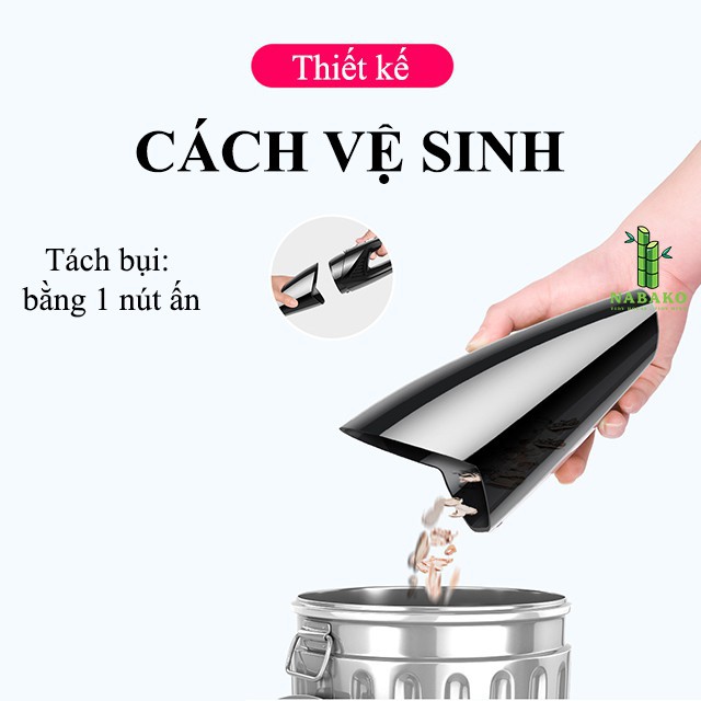 [HÚT CỰC MẠNH] Máy Hút Bụi Cầm Tay Mini Không Dây và Có Cho Ô Tô Gia Đình M01 - Automatik | BigBuy360 - bigbuy360.vn