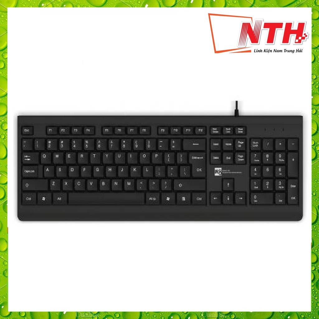 Bàn Phím R8 KB 1806 USB - Đen - NTH