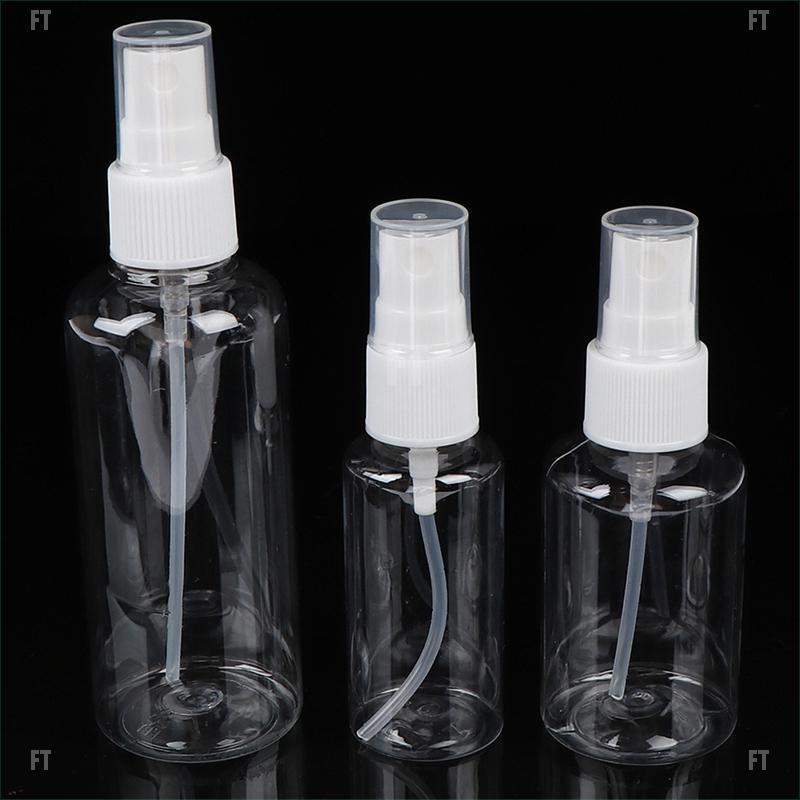 Chai Rỗng Trong Suốt Dung Tích 30 / 50 / 100ml Tiện Dụng Mang Đi Du Lịch