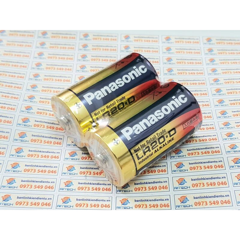 Cặp Pin LR20.D 1.5V A98L-0031-0005 Cho Máy CNC Fanuc ( Loại Sịn)
