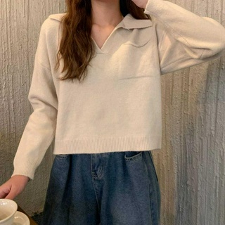 Áo Len Nữ Dài Tay Cổ Tròn Thời Trang