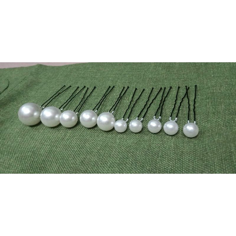 Châm ngọc cài tóc, đủ màu, đủ size.