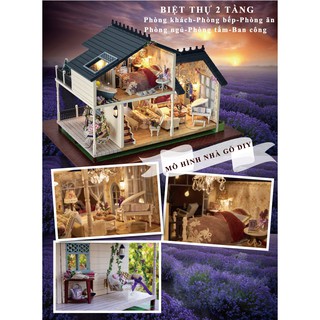 Mô hình DIY biệt thự tím thơ mộng