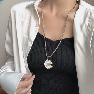 Gd Quan Zhilong Dây Chuyền Mặt Hình Hoa Cúc Nhỏ Phong Cách Hàn Quốc Harajuku Dành Cho Nam Nữ