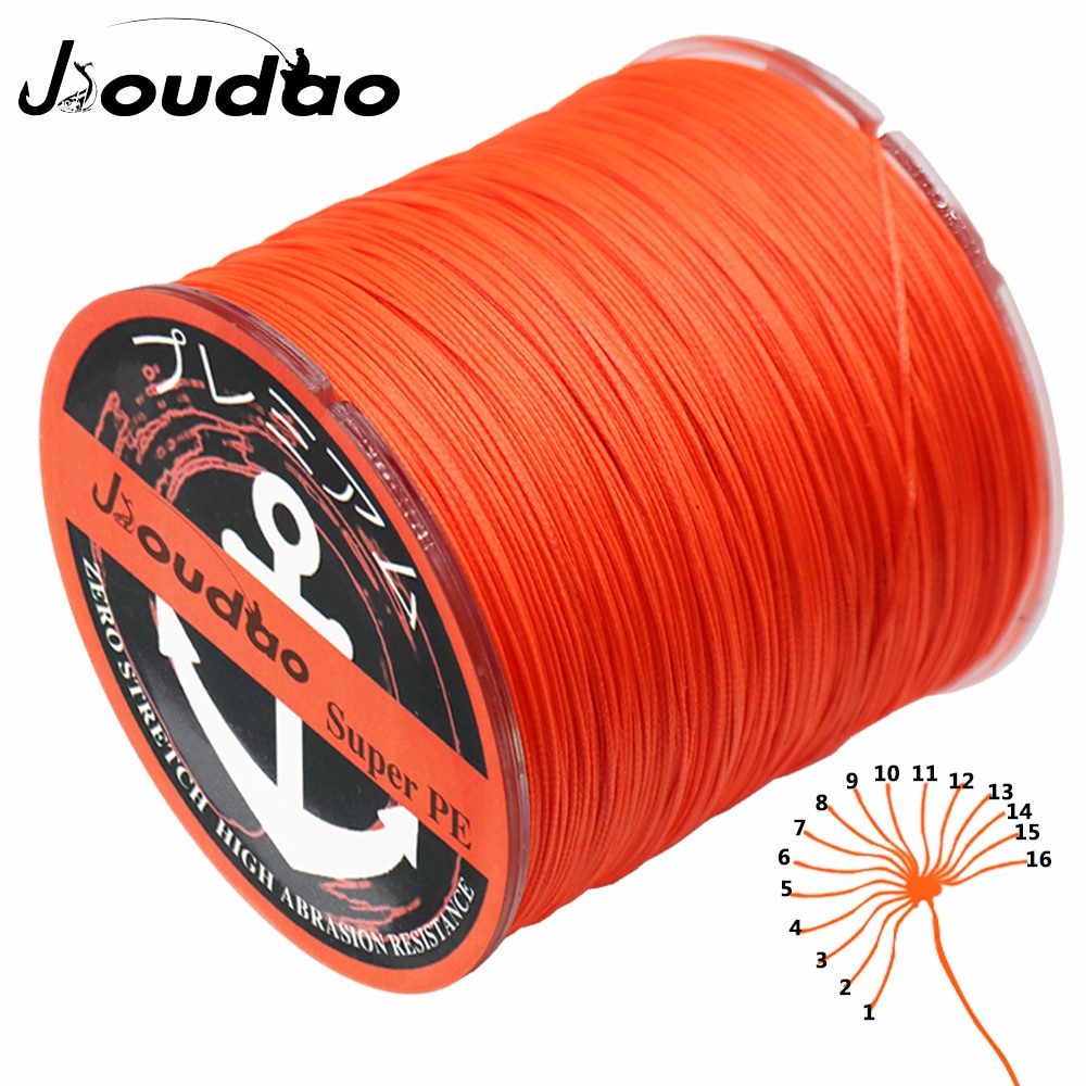 Cuộn Dây Câu Cá Bện 16 Sợi PE Siêu Bền 55LB-280LB 300M