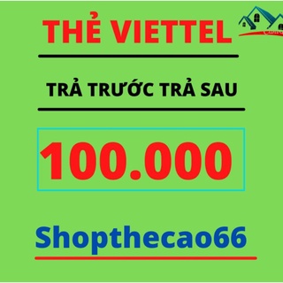 Thẻ cào Viettel 100k