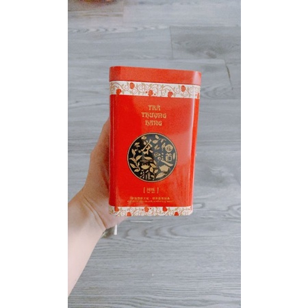 Hộp sắt đựng trà dùng trong mâm quả
