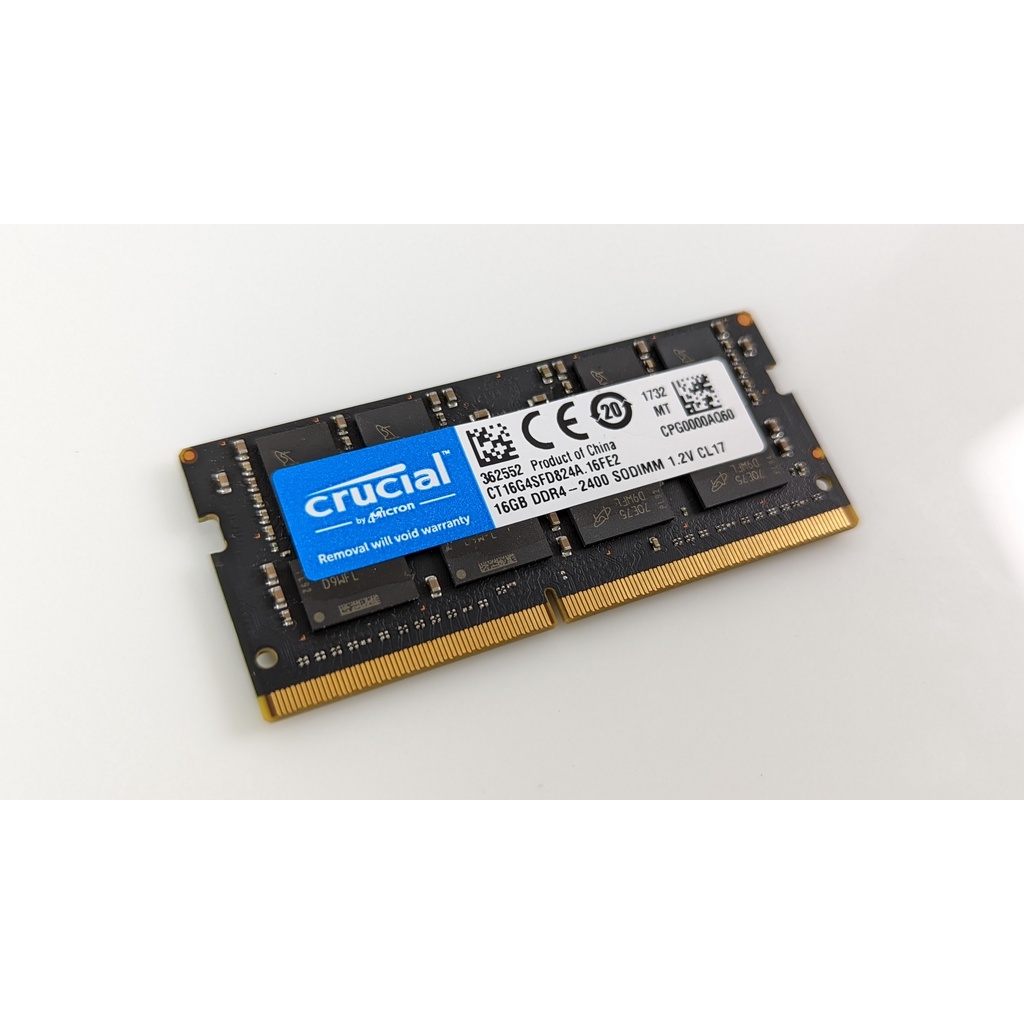 Ram Laptop DDR4 Crucial 16Gb Bus 2400.Chính Hãng mới 100%,Bảo hành 4 năm 1 Đổi 1