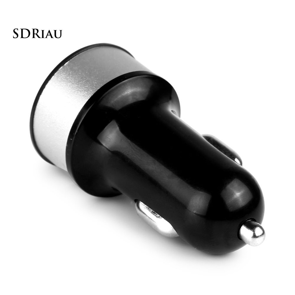 Tẩu Sạc Xe Hơi 2 Cổng USB 3.1A Cho Samsung Galaxy S6 iPhone 5 6 6S