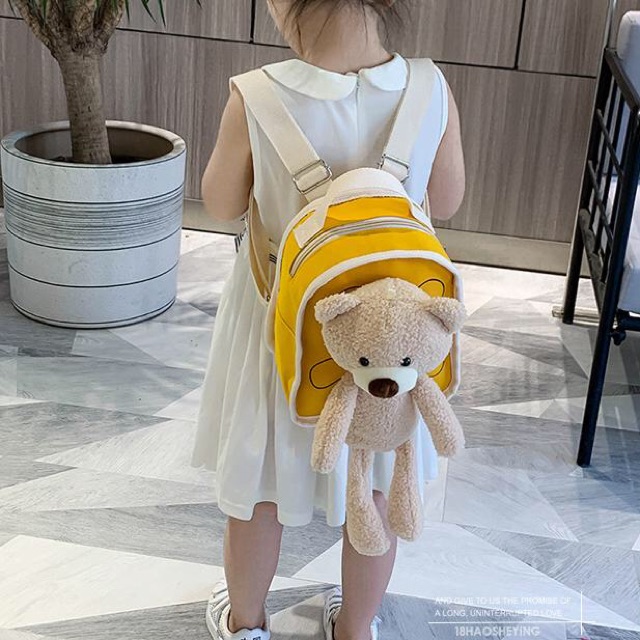 Balo gấu ciu ciu dáng mini nhỏ gọn - Balo trẻ em cute xinh xỉu - Sỉ lẻ balo trẻ con giá rẻ