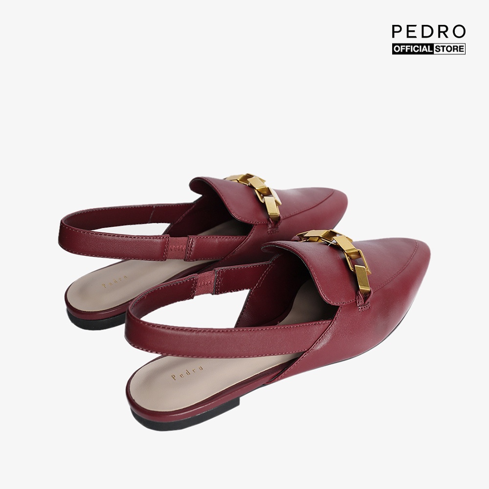 PEDRO - Giày đế bệt chi tiết mắc xích kim loại PW1-66480034-45
