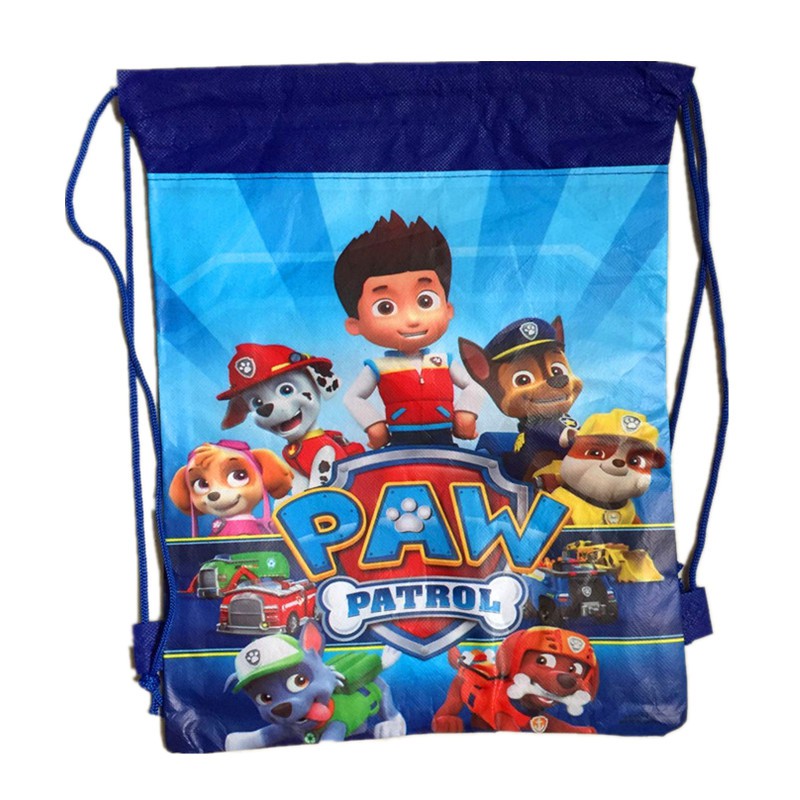 1 Túi Dây Rút In Hình Hoạt Hình Paw Patrol