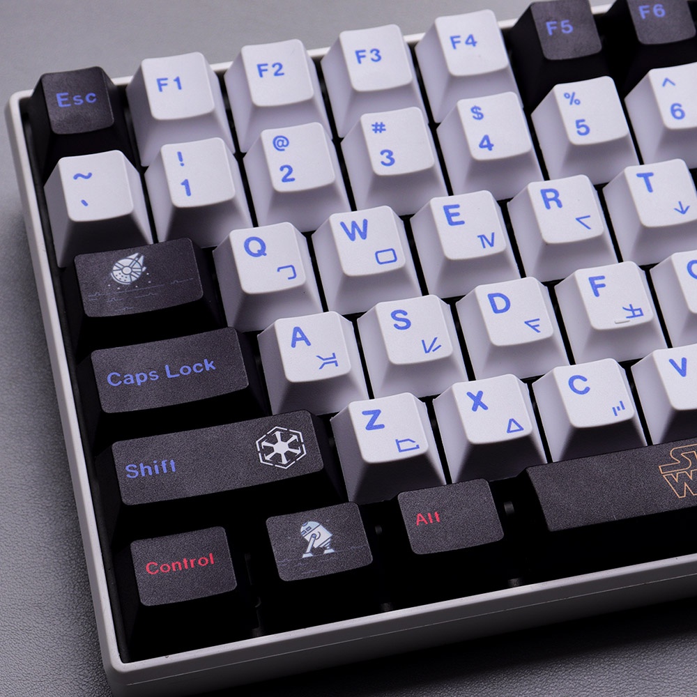 Nút Bàn Phím PBT 129 Phím Hình Star Wars Cá Tính Cho Bàn Phím Cơ