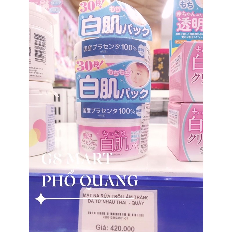 Mặt nạ ủ trắng da White Label Premium Placenta Pack