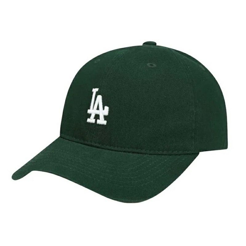 Mũ Lưỡi Trai Unisex MLB Thêu Chữ LA + NY Chất Liệu Vải Kaki , Nón Lưỡi Trai Hàn Quốc