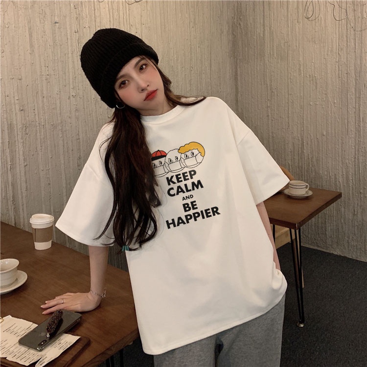 Áo thun nữ form rộng tay lỡ unisex đẹp chất vải cotton hàn quốc AT116 Miucho basic tee