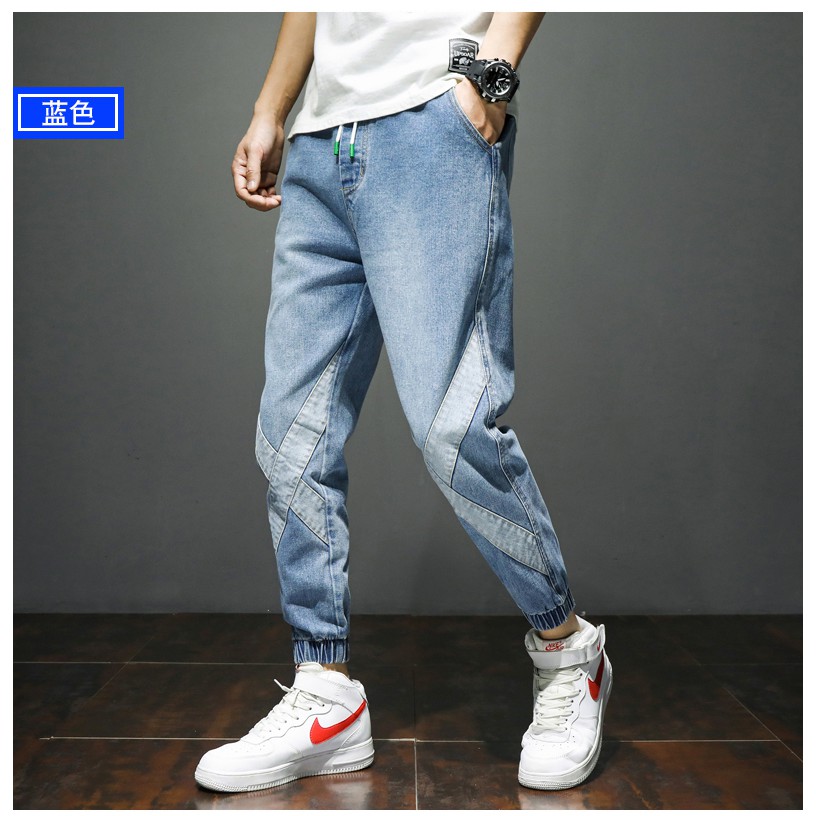 Quần jean jogger họa tiết X mẫu quần bò mới nhất mùa hè 2020 vải co dãn lạnh hàng cao cấp | WebRaoVat - webraovat.net.vn