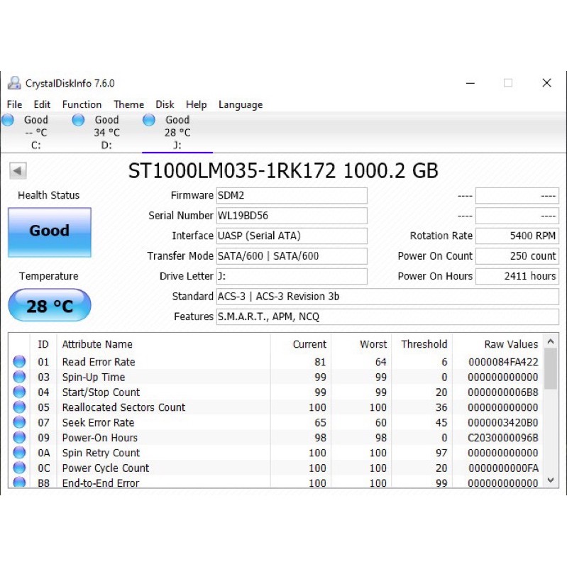 Ổ Cứng HDD SEAGATE 1TB Slim 7mm 2.5" Laptop (ST1000LM035) | BigBuy360 - bigbuy360.vn