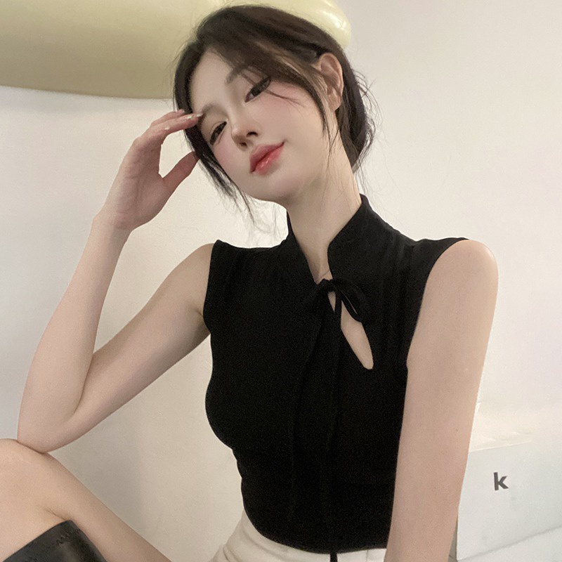 Áo Croptop Sát Nách Màu Sắc Thời Trang Mùa Hè Quyến Rũ Cho Nữ
