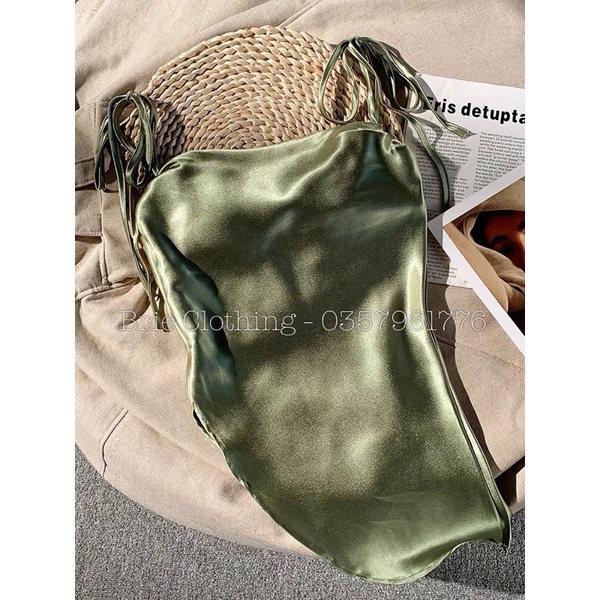 Áo lụa BRIE CLOTHING 2 dây - 197