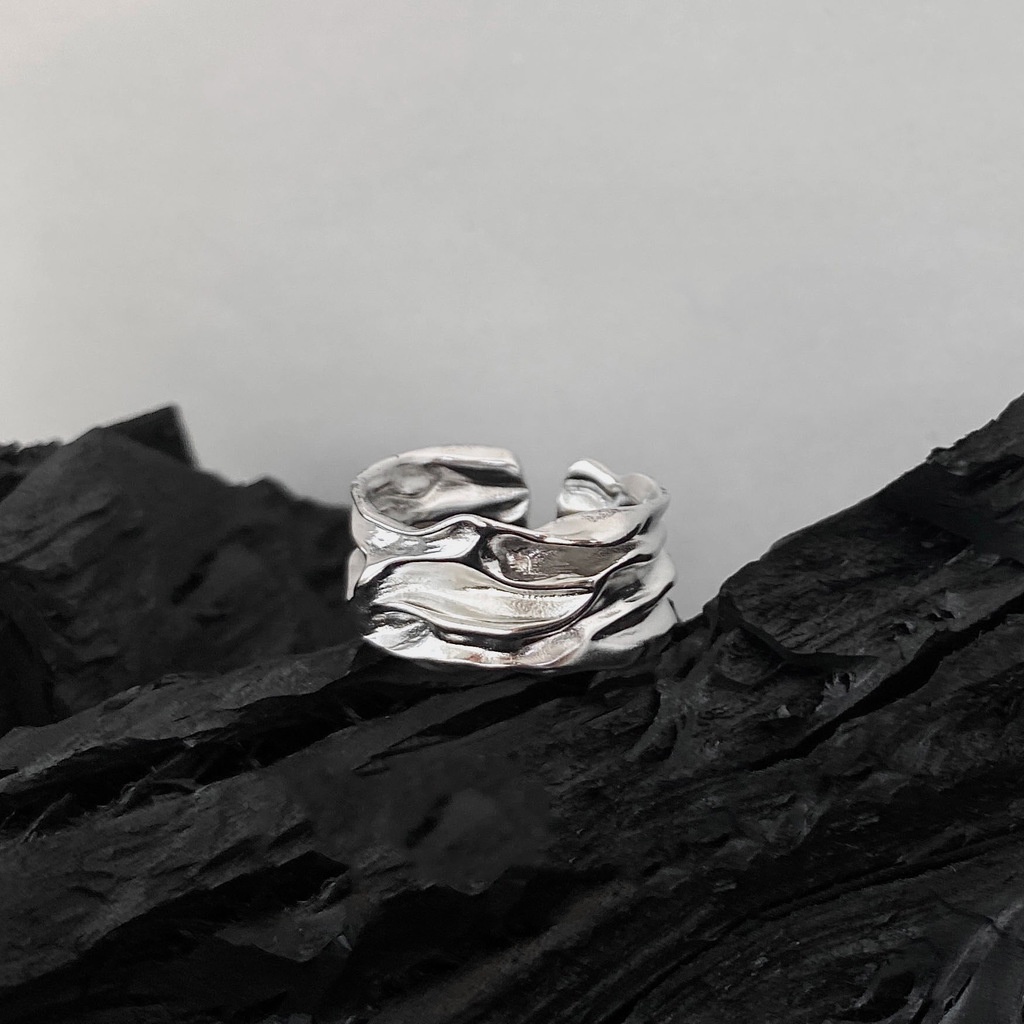 Nhẫn hở kiểu dáng độc đáo phong cách Hàn Quốc retro 19A1487 dễ phối đồ