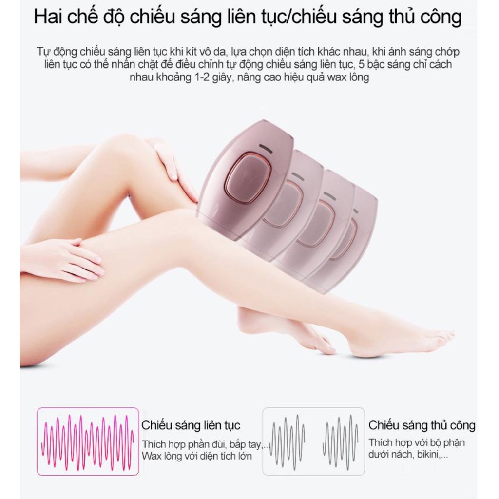 Máy triệt lông cá nhân (Đạt chuẩn CE FCC RoHS)