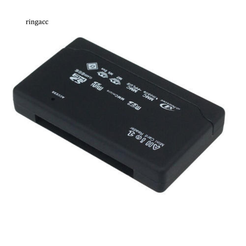 Đầu đọc nhiều thẻ trong 1 SD TF CF MS Micro  USB 2.0 kèm cáp USB tiện dụng