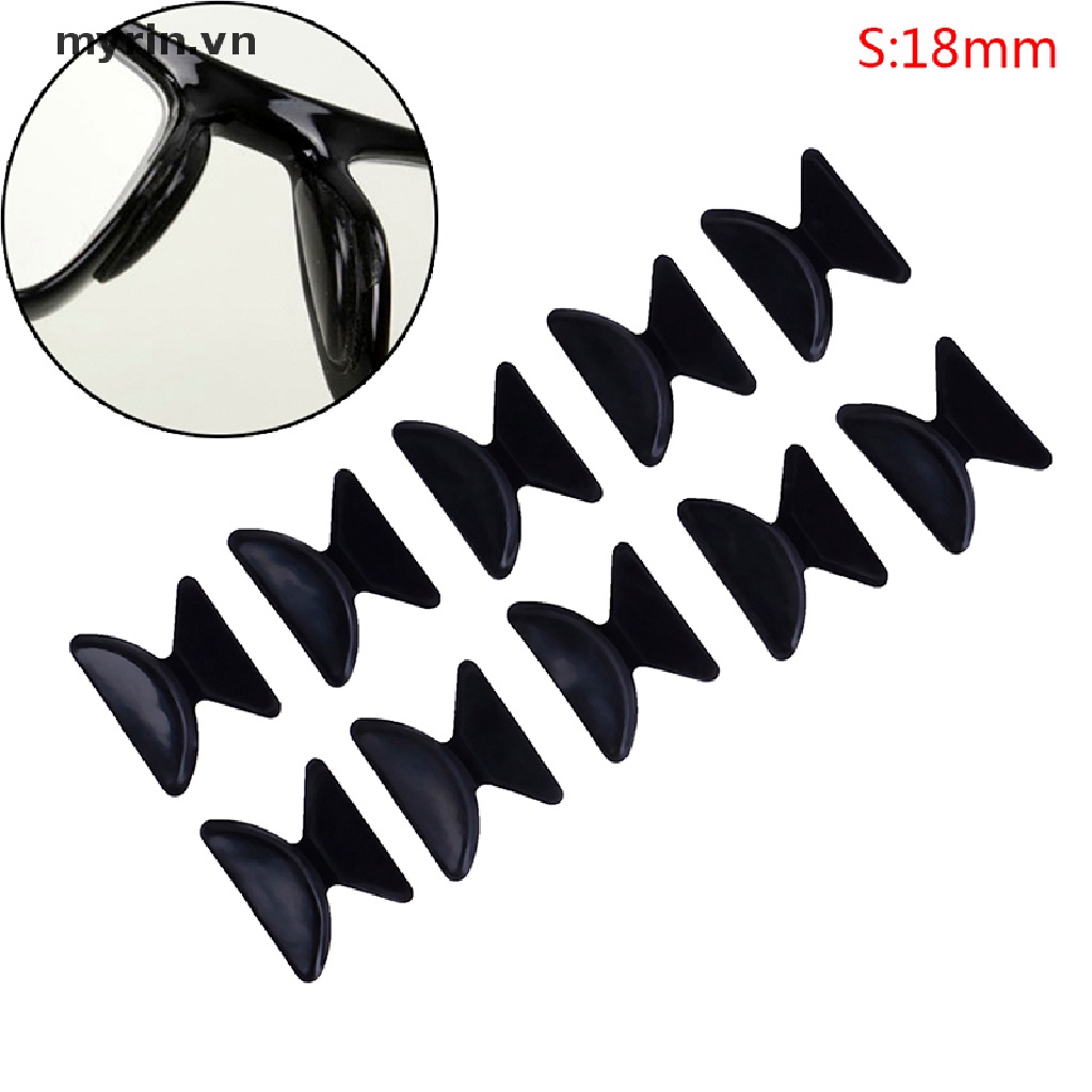 Set 5 Cặp Đệm Silicone Dán Mũi Kính Chống Trượt