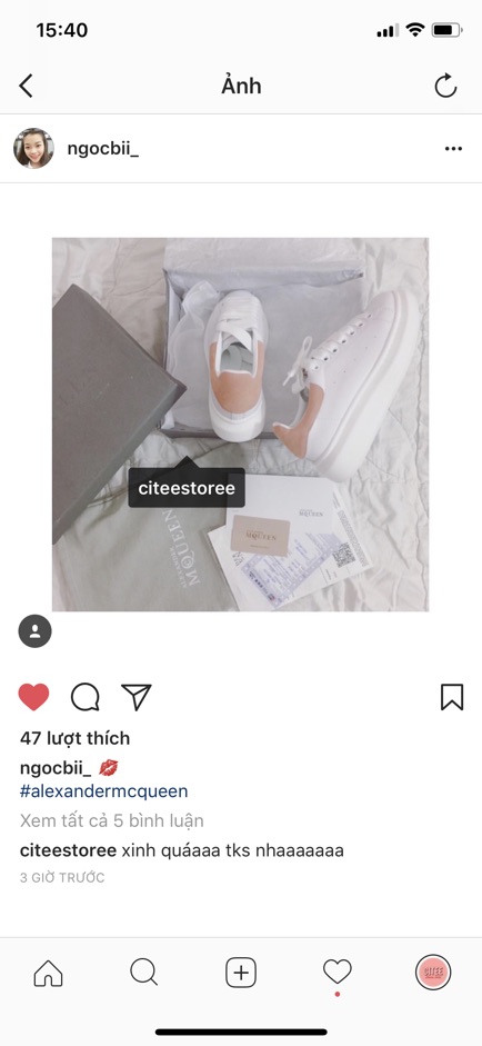 Giày thể thao Mqueen loại 1 cao cấp