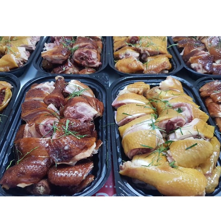 Gà Ủ Muối - Hun Khói, Gà Ri ngon thịt thơm, mềm, da giòn [ Hỏa tốc tại Hà Nội ] 3M FOOD GC