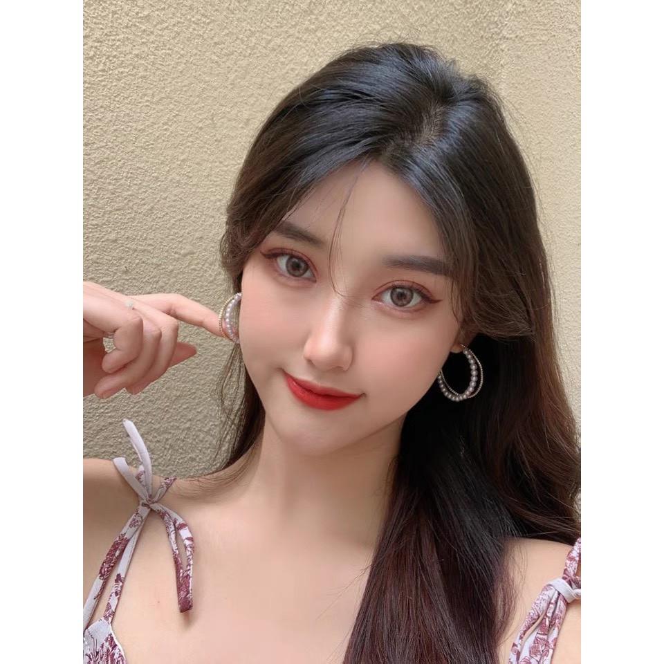 Khuyên Tai Tròn Ngọc